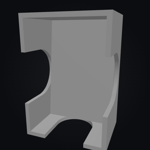 GameVault Card Tray Mini 41x63mm 3D model