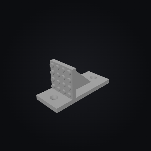 FigureStage Floating Shelf Bracket 3D model