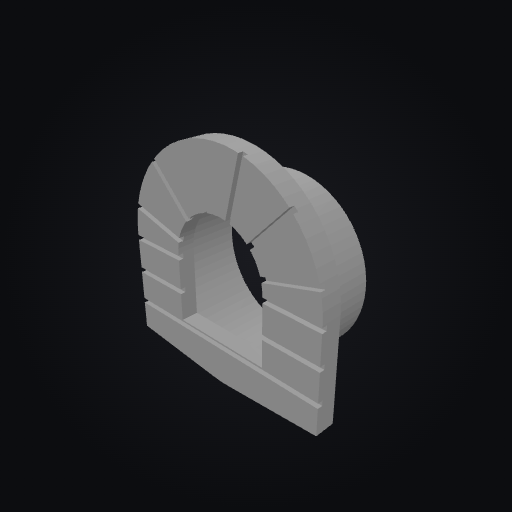 CableQuest Dungeon Door Passthrough 3D model