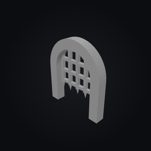 CableQuest Gate Portcullis Cable Cover 3D model