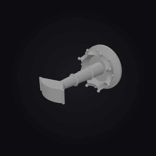 CableQuest Crown Headphone Holder 3D model
