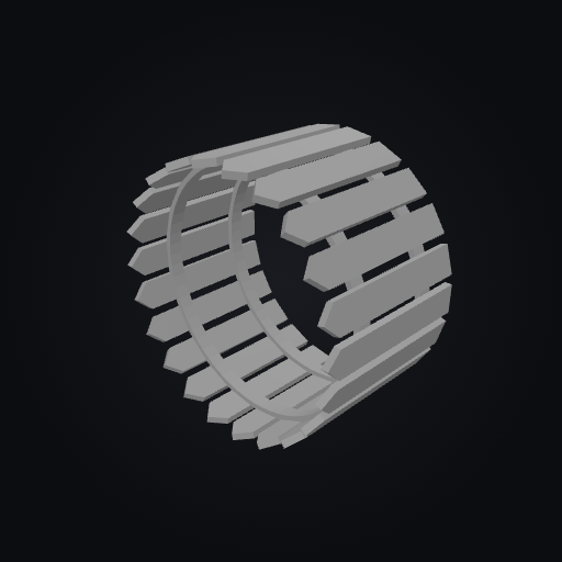 PlantStack Decorative Fence Ring 3D model