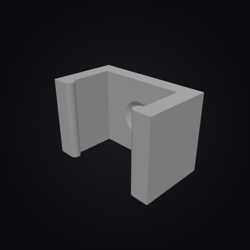 PlantStack LED Grow Light Mount 3D model