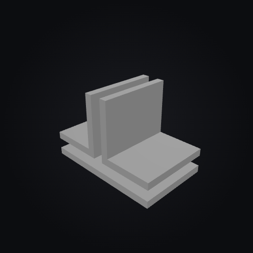 GameVault Divider T-Joint 3D model