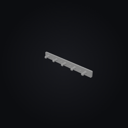 PetStation Wall Rail 400mm 3D model