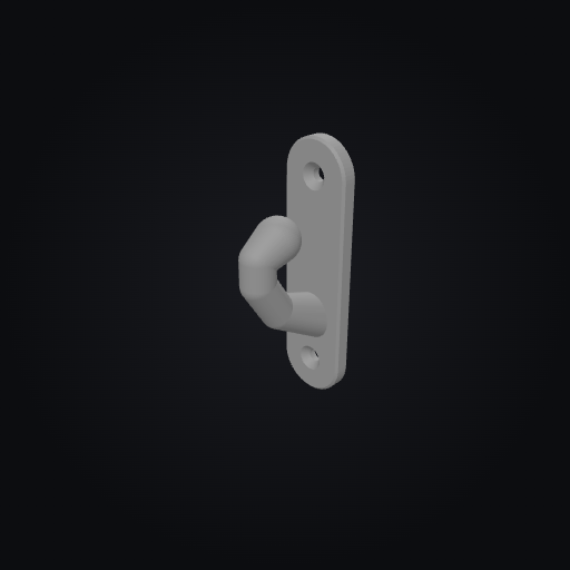 PetStation Leash Hook Single 3D model