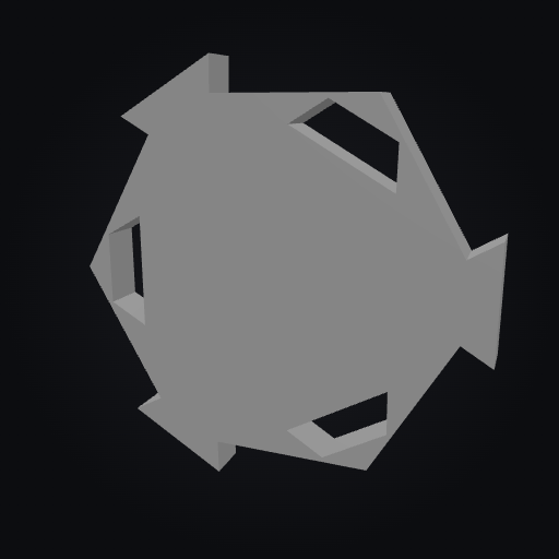 HexVault Single Hex Baseplate 3D model