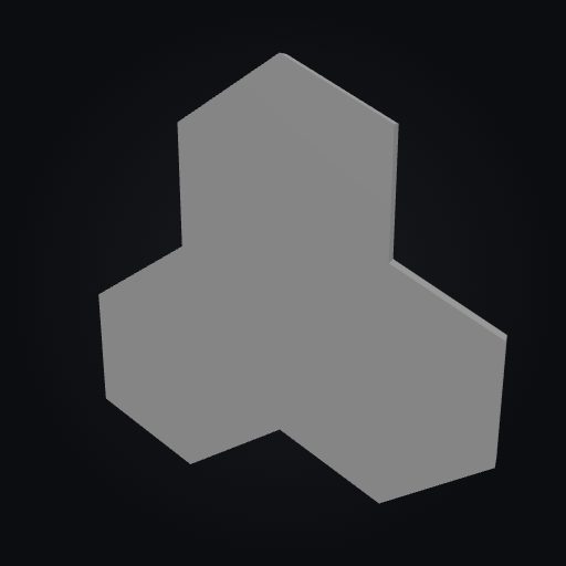 HexVault Triangle Baseplate 3D model