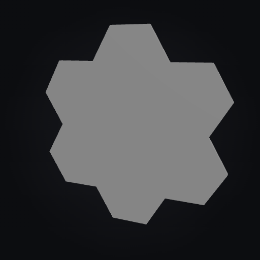 HexVault Small Cluster Baseplate 3D model