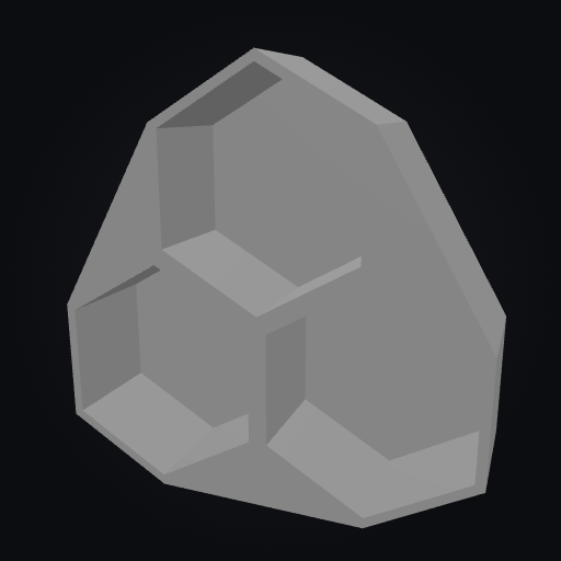 HexVault Bin 3H 1U 3D model