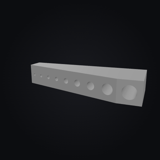 HexVault Metric Allen Key Holder 3D model