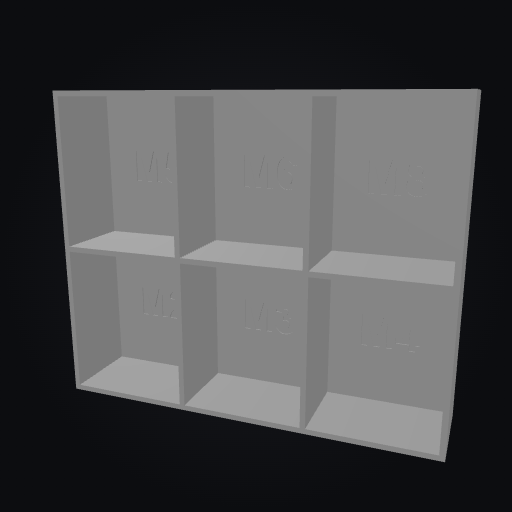 HexVault Metric Screw Organizer 3D model