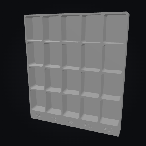 HexVault SAE Screw Organizer 3D model