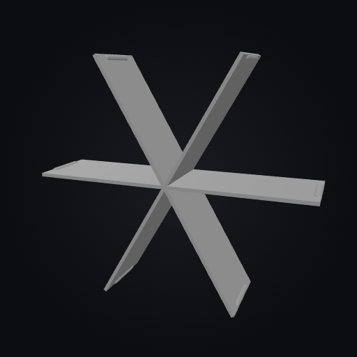 HexVault 7-Hex 6-Cell Divider 3D model