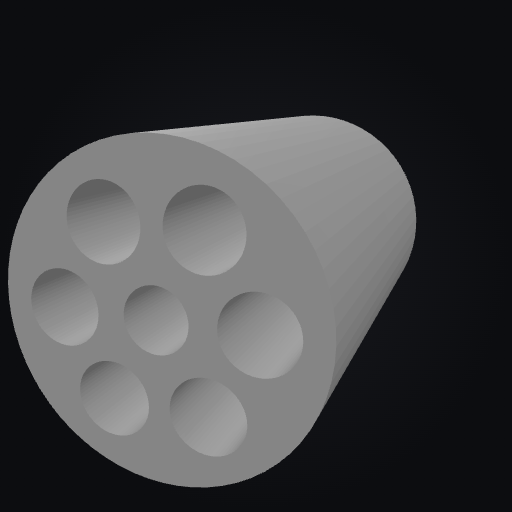 HexVault Pen Cup 3D model