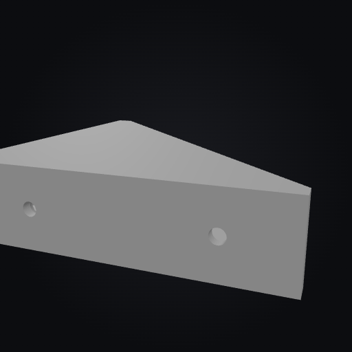WallForge Shelf Bracket 100mm 3D model