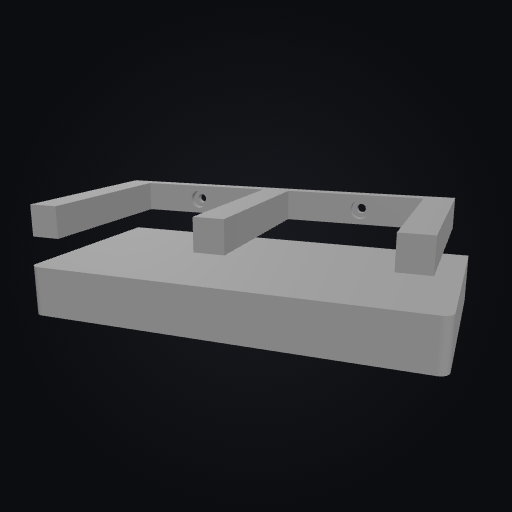 WallForge Floating Shelf 200x100 3D model