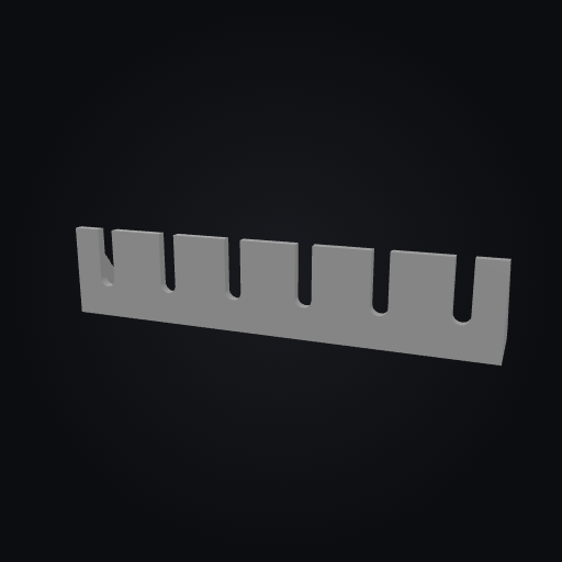 WallForge Screwdriver Rack 3D model
