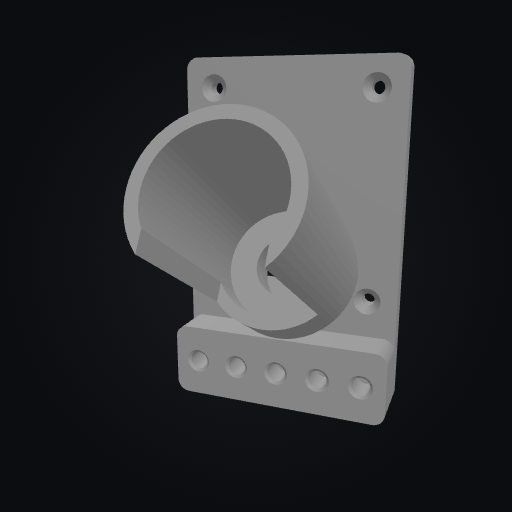 WallForge Drill Holster 3D model