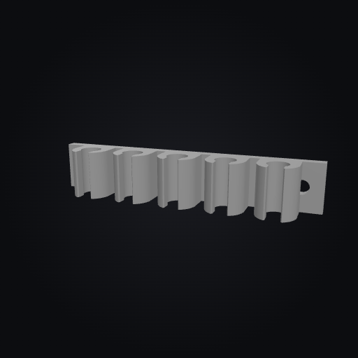 WallForge Cable Clip 5mm 3D model