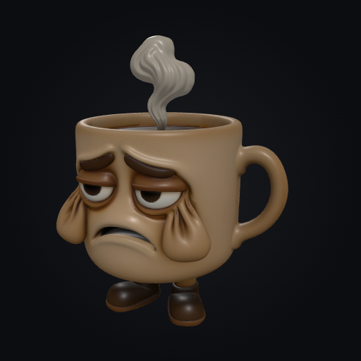 Monday Morning Coffee 3D model