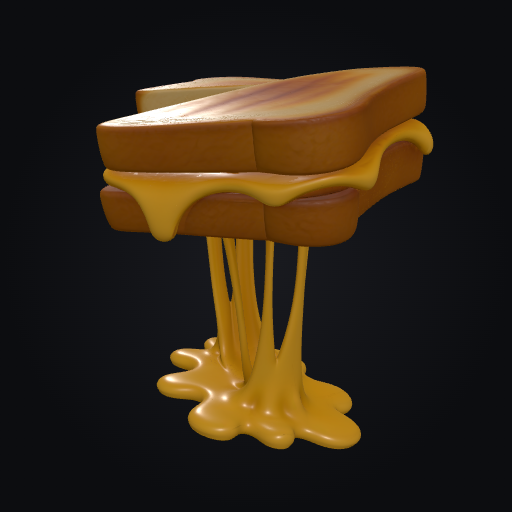 The Perfect Cheese Pull 3D model