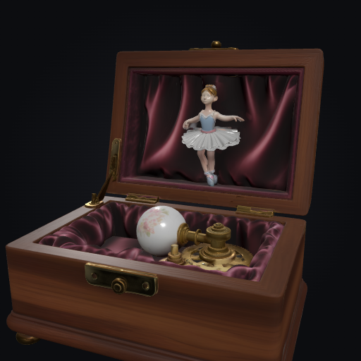 Victorian Music Box 3D model
