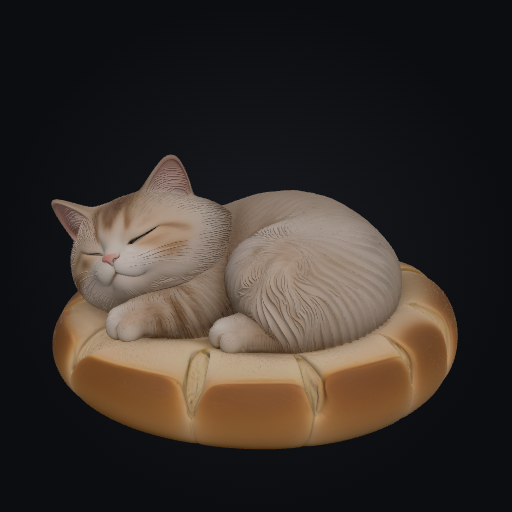 Cat Loaf Perfection 3D model
