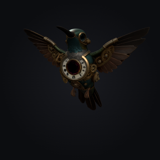 Mechanical Hummingbird 3D model