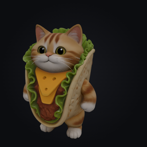 Taco Cat Palindrome 3D model