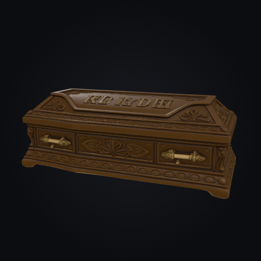 RIP My Diet Coffin 3D model