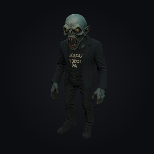 Monday Monster 3D model
