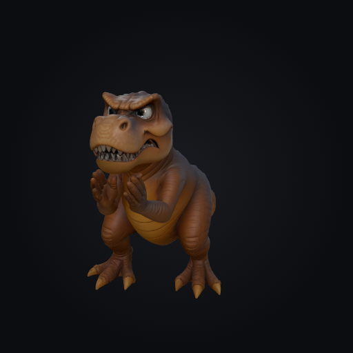 T-Rex Trying to Clap 3D model