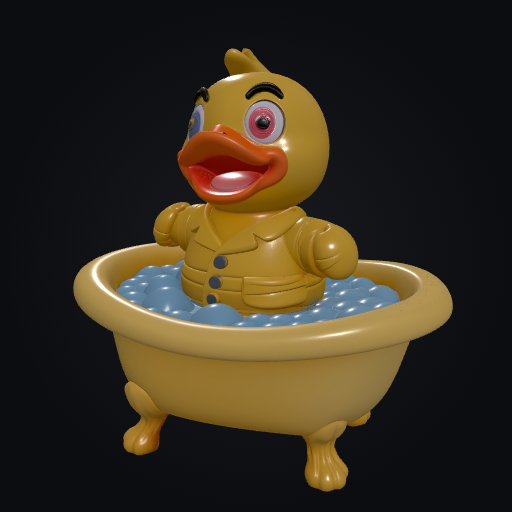 Unhinged Duckie 3D model