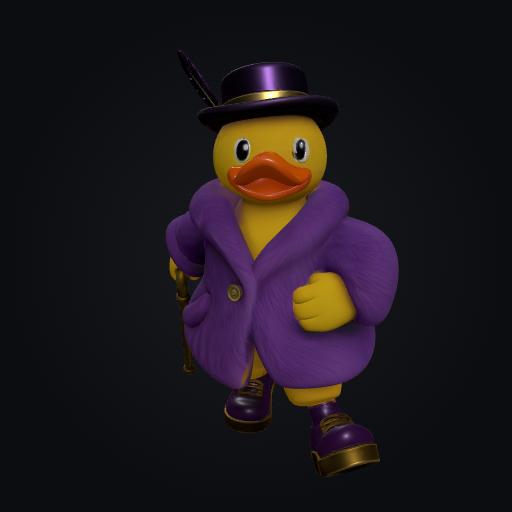 Pimp Duckie 3D model