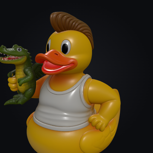 Florida Man Duckie 3D model