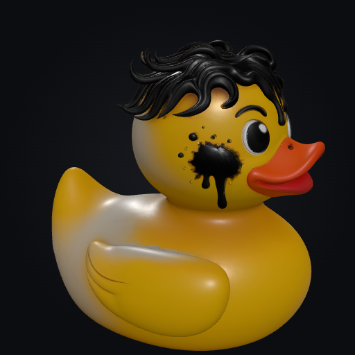 Hot Mess Duckie 3D model