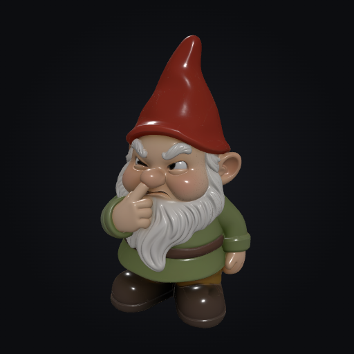 Nose Picker Gnome 3D model