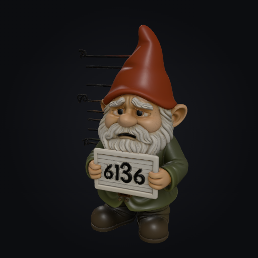 Mugshot Gnome 3D model
