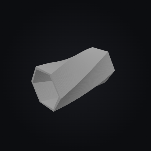 Pen Holder Hexagonal 3D model