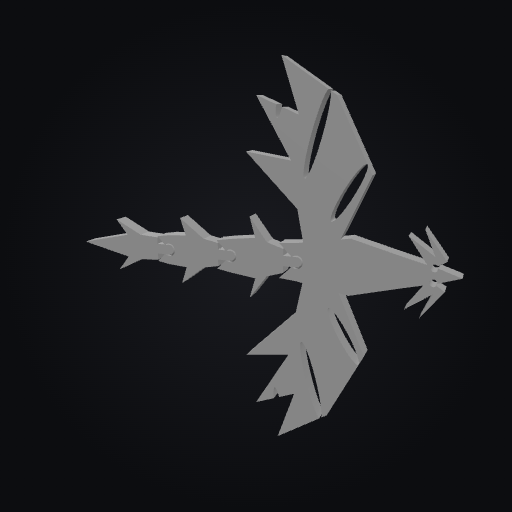 Articulated Phoenix 3D model