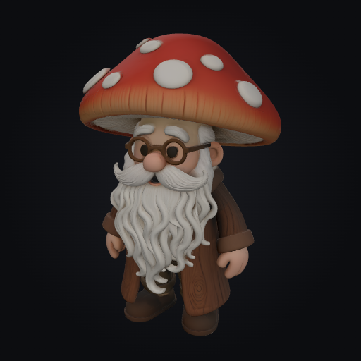 Mushroom Sage 3D model