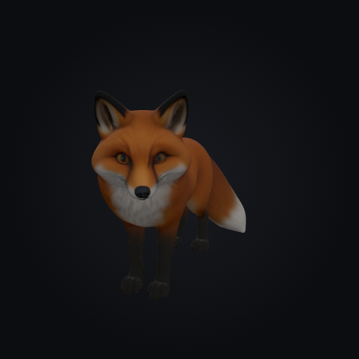 Red Fox 3D model