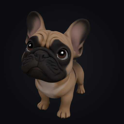 French Bulldog 3D model