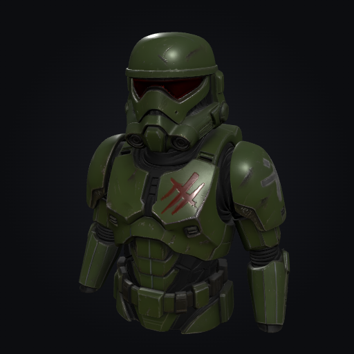 Space Marine Helmet 3D model