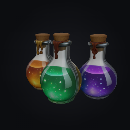 Fantasy Potion Bottles