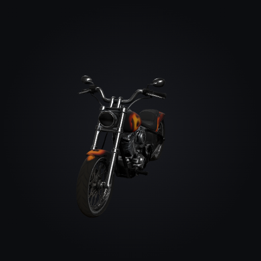 Harley Davidson Chopper 3D model
