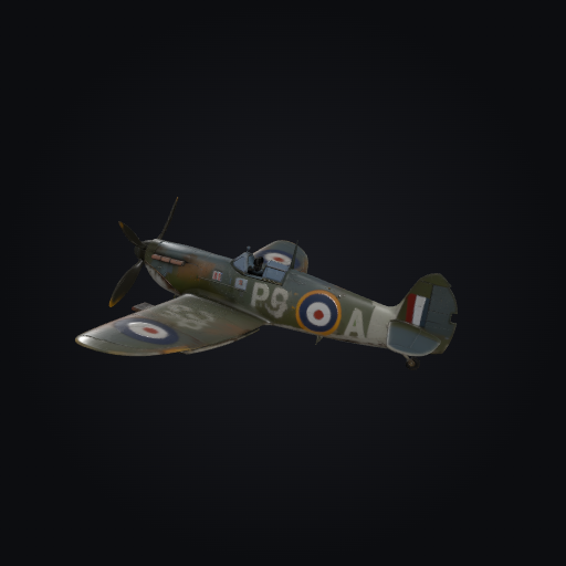 WWII Spitfire 3D model