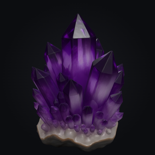 Amethyst Crystal Cluster