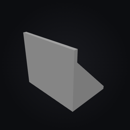 Multiboard Shelf 3 Tile Wide 3D model